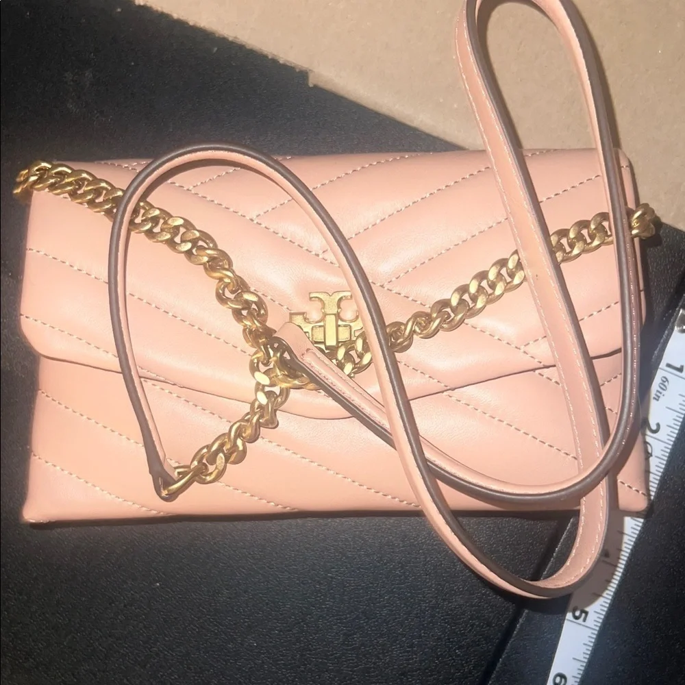 Tory Burch Blush Quilted Crossbody Bag